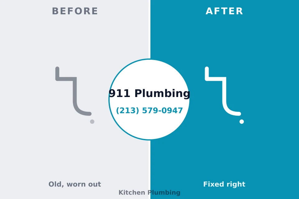 Before and after: plumbing company Fallsburg, NY